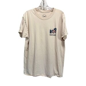 Last Call Co. Graphic T-shirt "Watch Out For Snakes" Size L Short‎ Sleeve Crew
